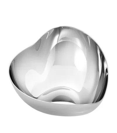 Georg Jensen Small Heart Bowl In Silver