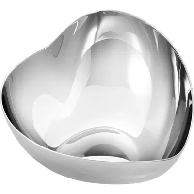 Georg Jensen Small Heart Bowl In Silver