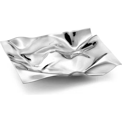 Georg Jensen Small Panton Tray In Silver