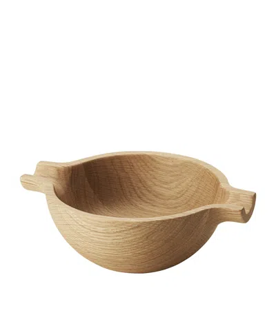 Georg Jensen Small Wood Koppel Bowl In Neutral