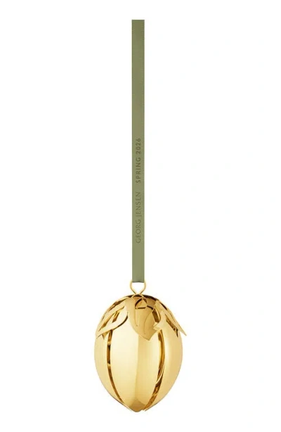 Georg Jensen Spring 2026 Egg Ornament In Gold
