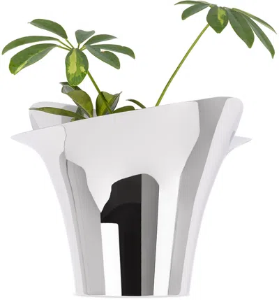 Georg Jensen Stainless Steel Medium Bloom Botanica Flower Pot