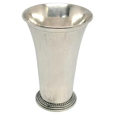 Pre-owned Georg Jensen Sterling Silver 107b Tumbler/beaker/vase In Multi