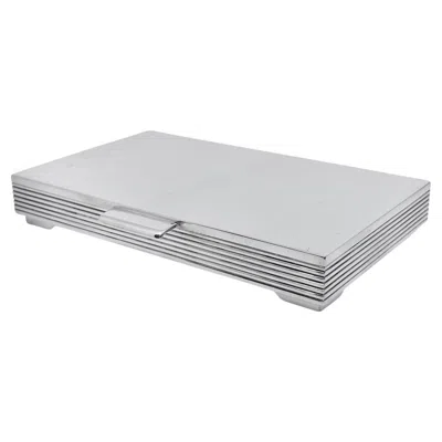 Pre-owned Georg Jensen Sterling Silver Art Deco Box No. 712