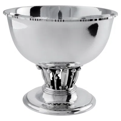 Pre-owned Georg Jensen Sterling Silver Louvre Bowl #19a, Hand Hammered, 1912