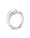 Georg Jensen Sterling Silver Mercy Ring In Silver