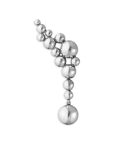 Georg Jensen Sterling Silver Moonlight Grapes Ear Climber, Right Orientation