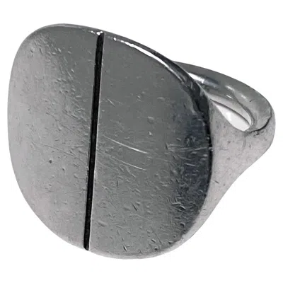 Pre-owned Georg Jensen Sterling Silver No 101 Ring Denmark C.1970 In Multi