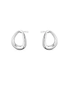 Georg Jensen Offspring Sterling Silver Stud Earrings In Silver
