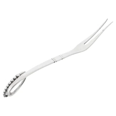 Pre-owned Georg Jensen Sterling Silver Ornamental Lemon Fork