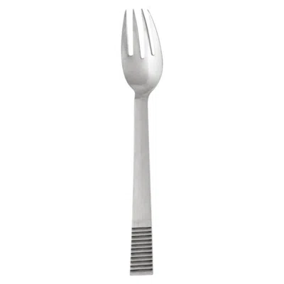Pre-owned Georg Jensen Sterling Silver Parallel Dinner Fork 012b, 1931