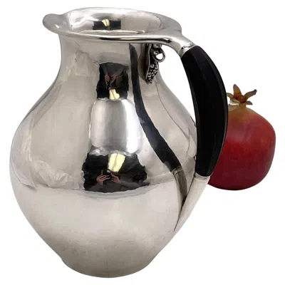 Pre-owned Georg Jensen Sterling Silver Pitcher #385a