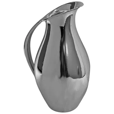 Pre-owned Georg Jensen Sterling Silver Water Pitcher C.1950, Designed By Johan Rohde