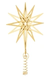 Georg Jensen Top Star 2025 18 Karat Gold Plate Tree Topper In Gold