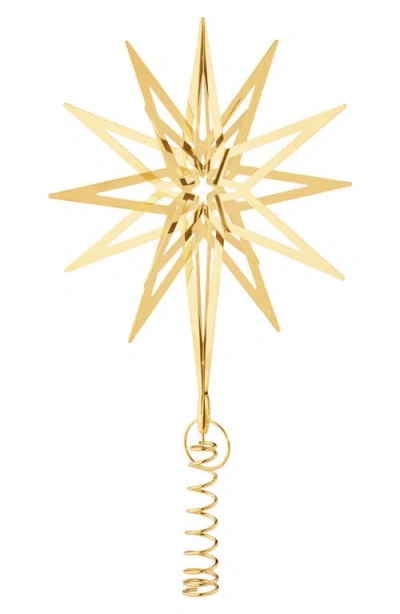 GEORG JENSEN GEORG JENSEN TOP STAR 2025 18 KARAT GOLD PLATE TREE TOPPER