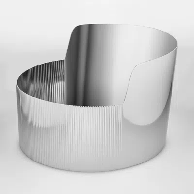 Georg Jensen Urkiola Stainless Steel Bowl 3586065 In Silver