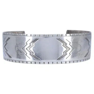 Pre-owned Georg Jensen Vintage  Sterling Silver Denmark Modernist Cuff Bracelet, 1950s-60s In Multiple