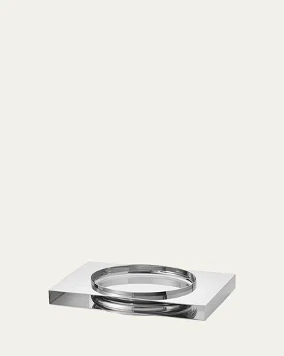 Georg Jensen X David Thulstrup Penumbra Stainless Steel Object, Small In Silver