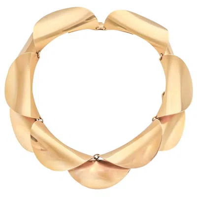 Pre-owned Georg Jensen Yellow Gold Vintage 1958 Necklace, By