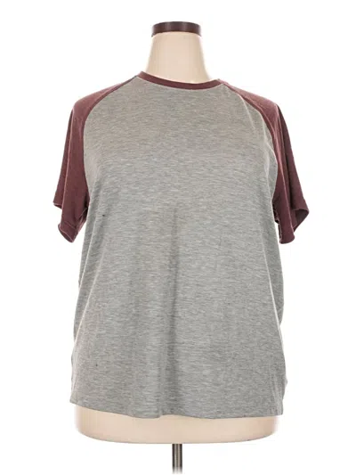 Pre-owned George 3/4 Sleeve T-shirt In Gray