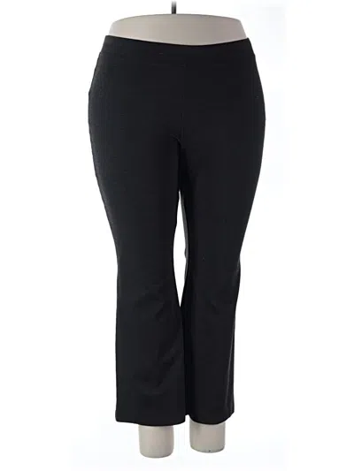 Pre-owned George Active Pants In Black