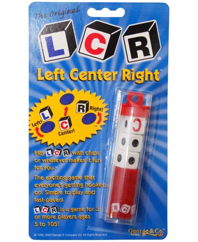 George & Company Llc Kids' Lcr Dice Game In Red