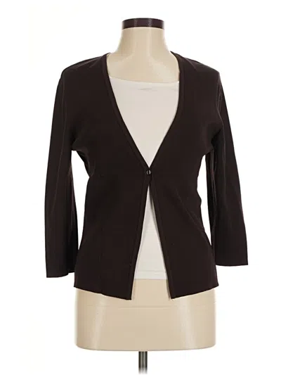 Pre-owned George Cardigan Sweater In Brown