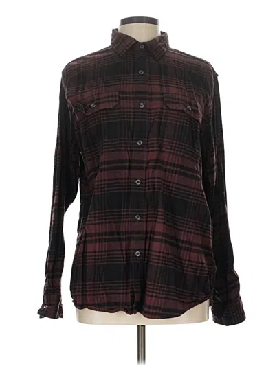 Pre-owned George Cardigan Sweater In Burgundy