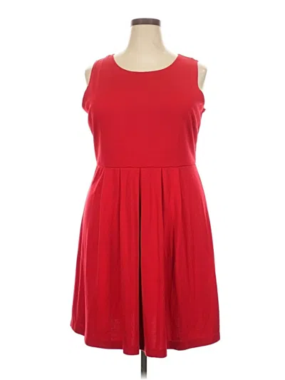 Pre-owned George Casual Dress In Red