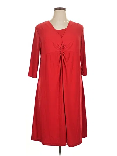 Pre-owned George Casual Dress In Red
