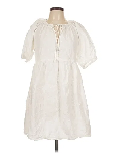 Pre-owned George Casual Dress In White