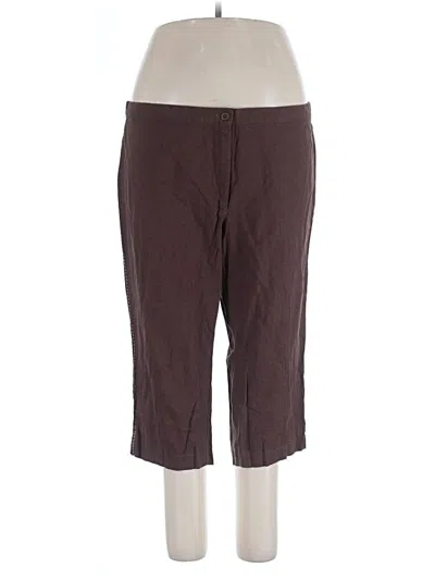Pre-owned George Casual Pants In Brown