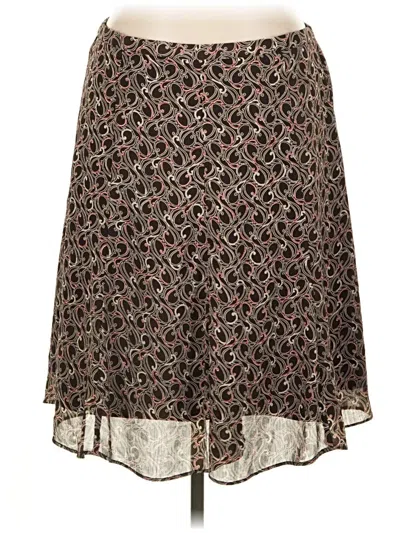 Pre-owned George Casual Skirt In Brown