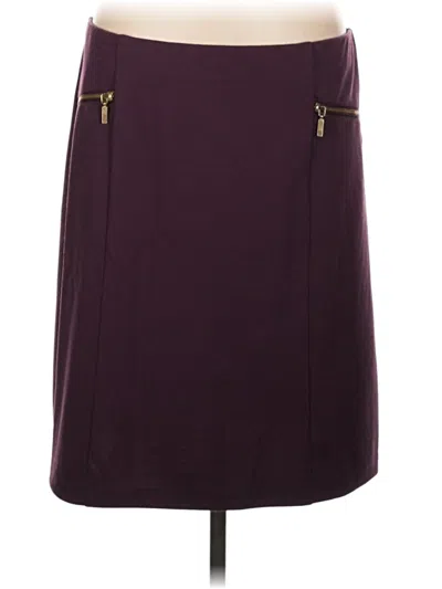 Pre-owned George Casual Skirt In Burgundy