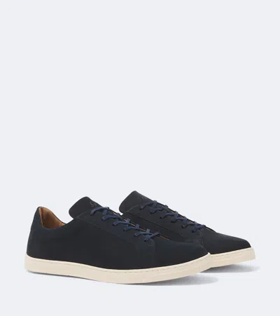 George Cleverley Jack Iii Leather Sneakers In Blue