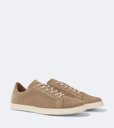 George Cleverley Jack Iii Leather Sneakers In Neutral