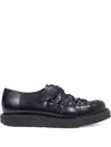 George Cox Hatton Leather Derby Shoes In Black