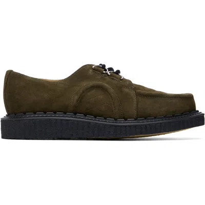George Cox Khaki Dace Derbys In Brown