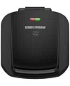 George Foreman 4-serving Electric Grill & Panini Press In Black