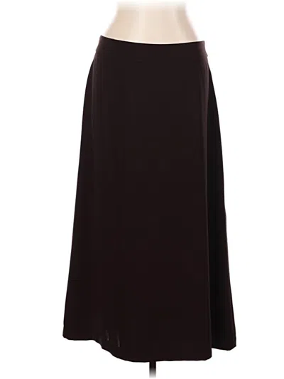 Pre-owned George Formal Skirt In Burgundy