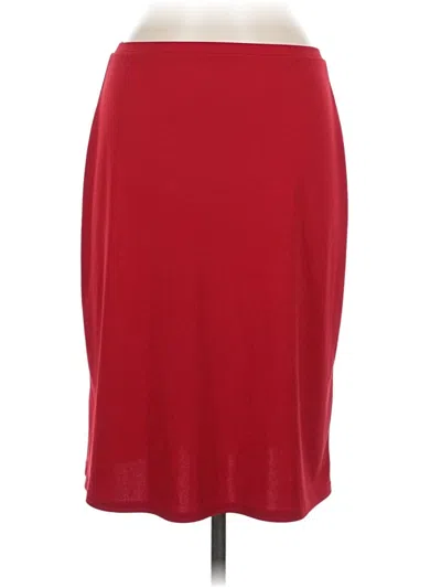Pre-owned George Formal Skirt In Red