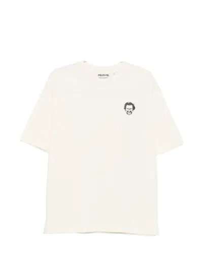 George Graphic-print Drop-shoulder T-shirt In Neutral