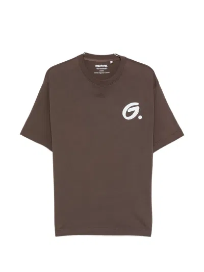 George Graphic-print T-shirt In Brown