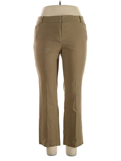 Pre-owned George Khaki Pant In Brown
