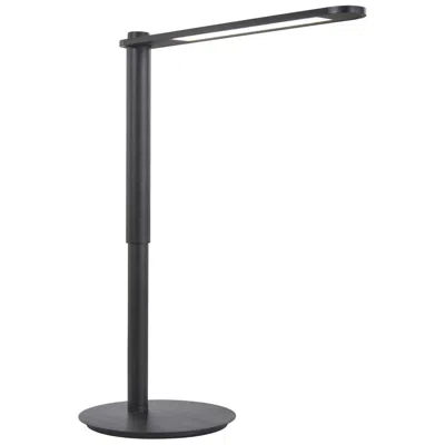 George Kovacs 1-light Led 7.88-in Coal Black And Brushed Black Desk Lamp