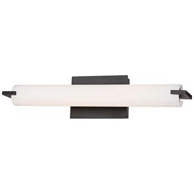 George Kovacs 20 1/2" Wide Modern Bronze And Opal Glass Led Bath Light