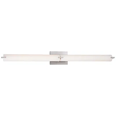 George Kovacs 39 1/2" Wide Led Brushed Nickel Bathroom Light