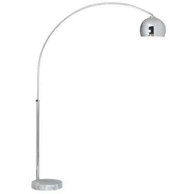 George Kovacs 82" Polished Chrome Modern Arc Floor Lamp