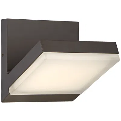 George Kovacs Angle 7 1/4"h Led Oiled Bronze Wall Sconce