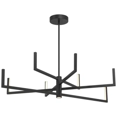 George Kovacs Articular 8-light Black Led Chandelier